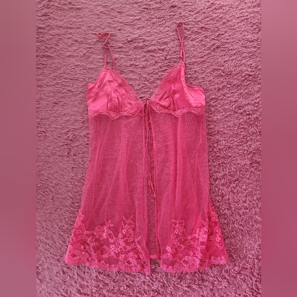 Vintage Victoria Secret Silk Slip Dress M